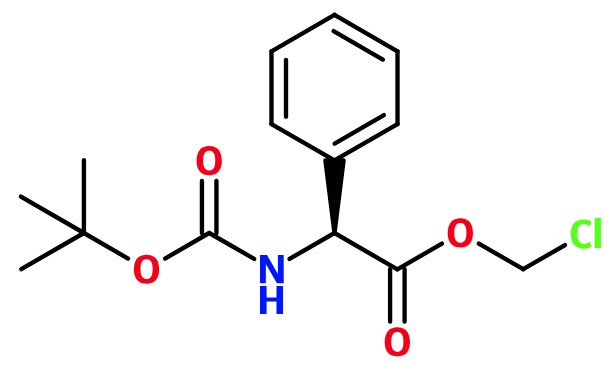 (image for) MC085404 Chloromethyl (2S)-2-{[(tert-butoxy)carbonyl]amino}-2-phenylacetate